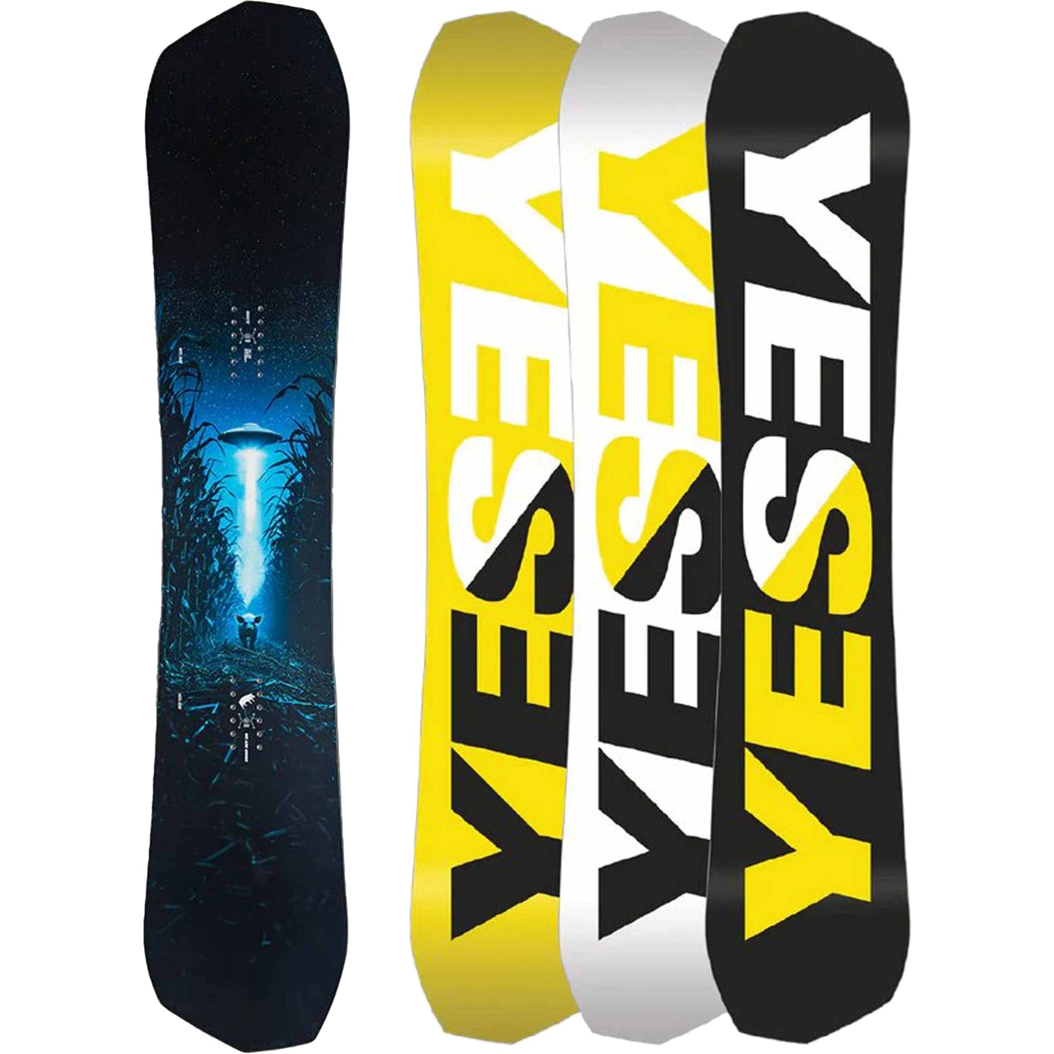 Yes Greats Snowboard – Asym All-Mountain Freestyle - Sanction