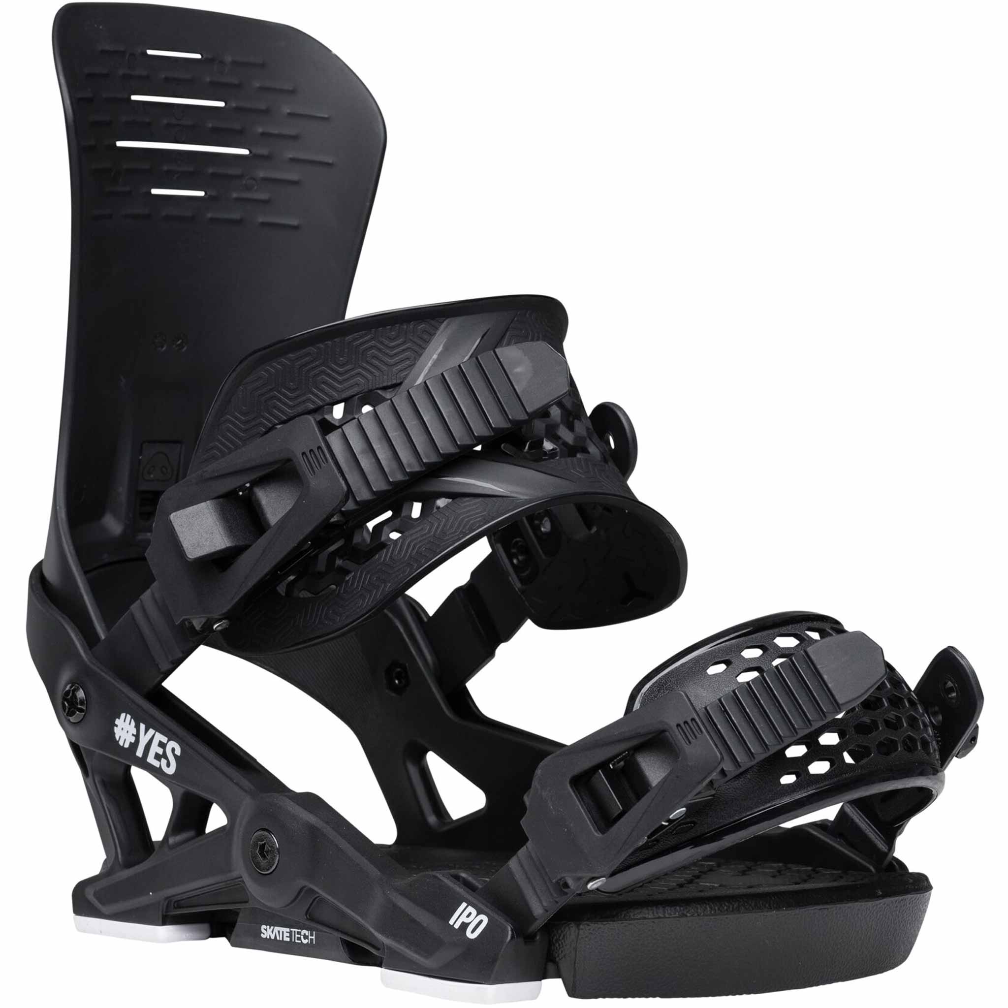 Yes IPO Pitch Black 2026 – Mens Snowboard Bindings - Sanction