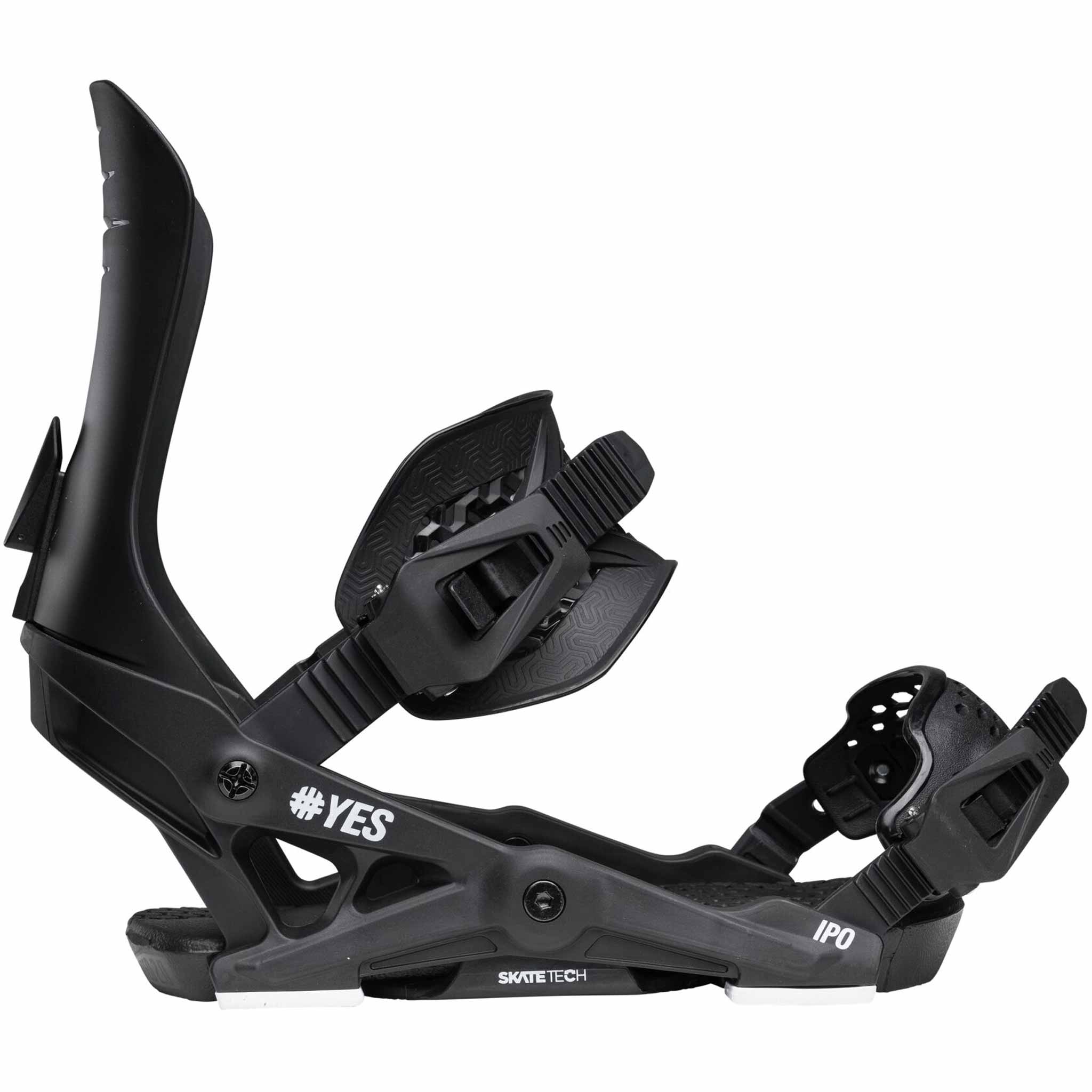 Yes IPO Pitch Black 2026 – Mens Snowboard Bindings - Sanction