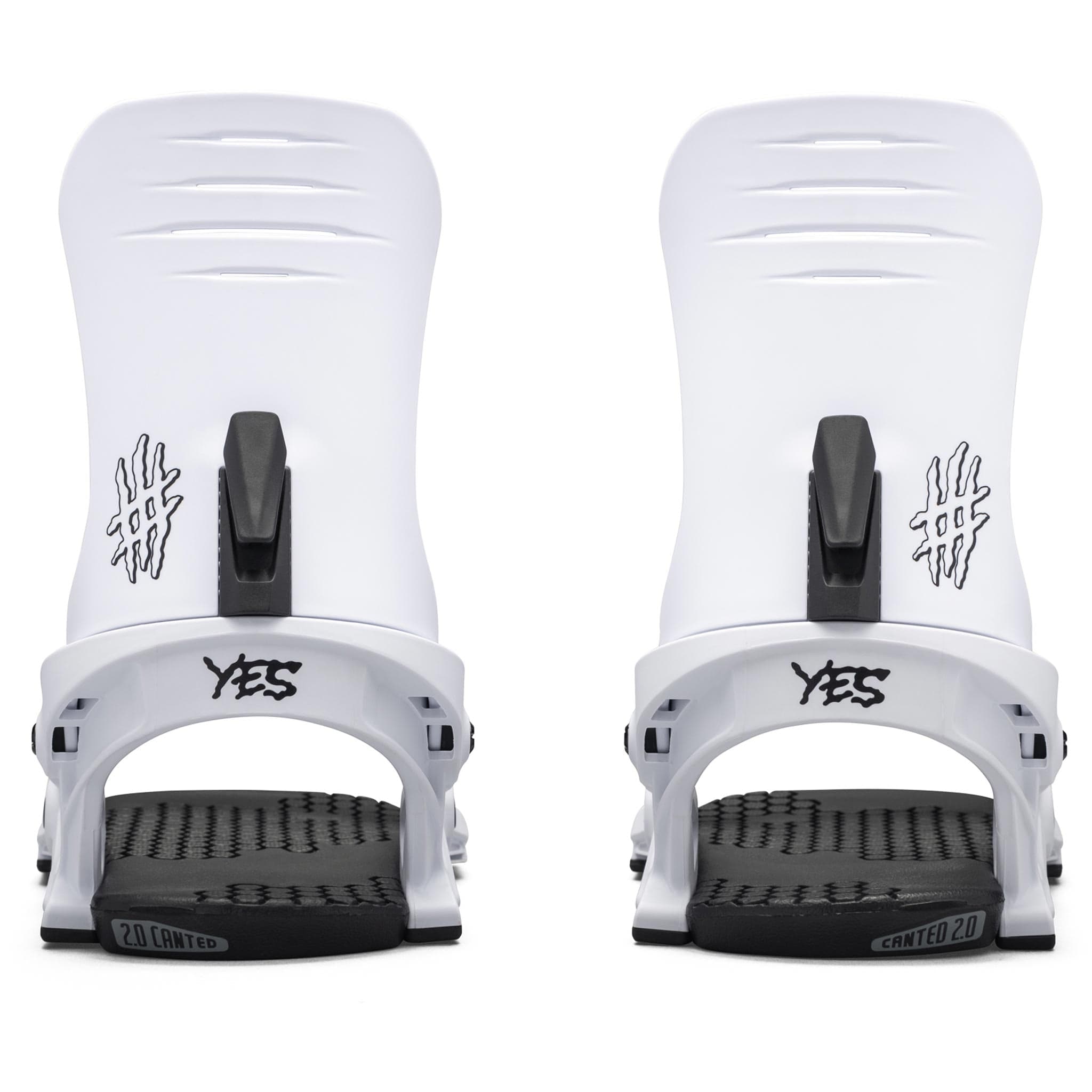 Yes Ipo Snowboard Binding White 2025 Mens Bindings