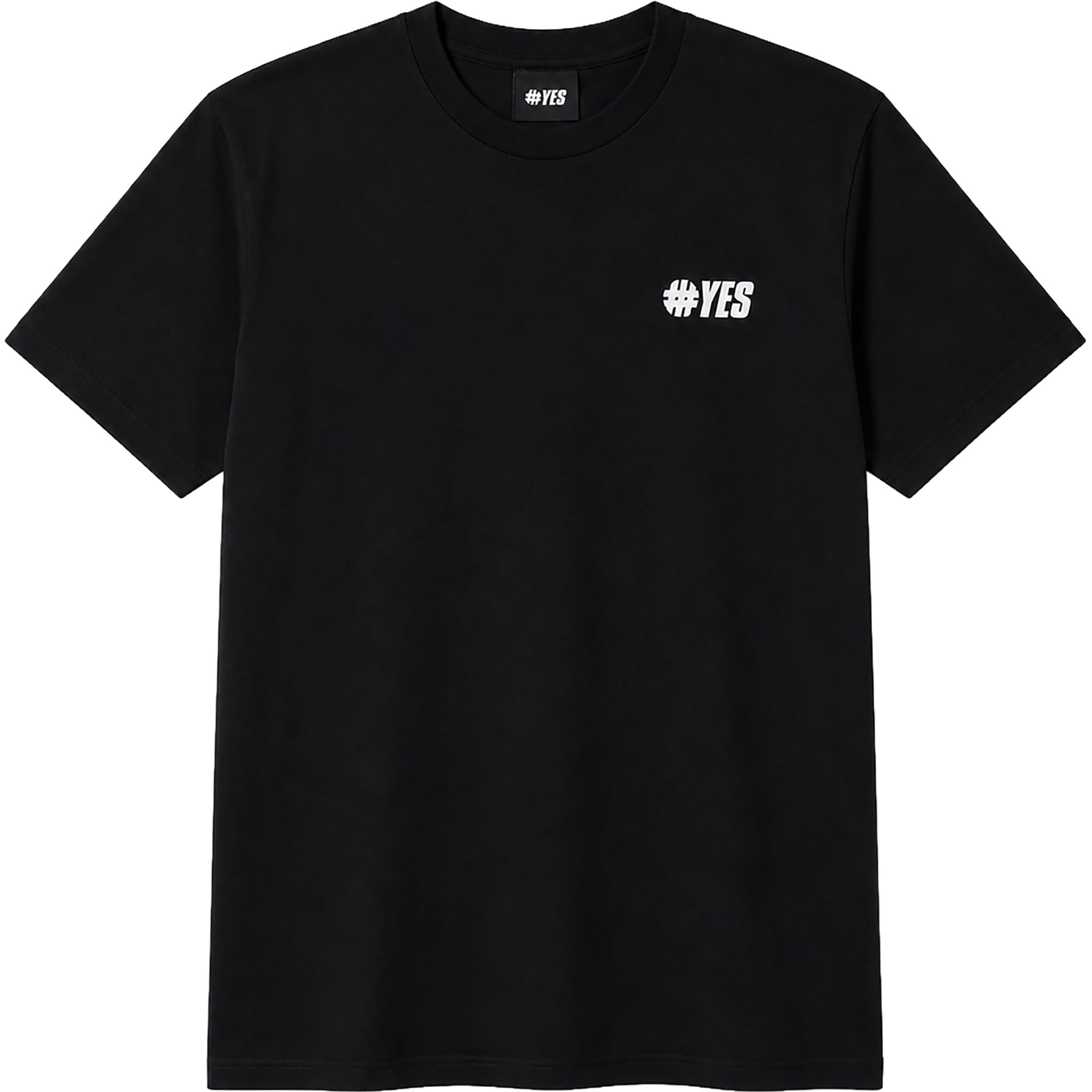 Yes Logo T-Shirt Black T Shirt