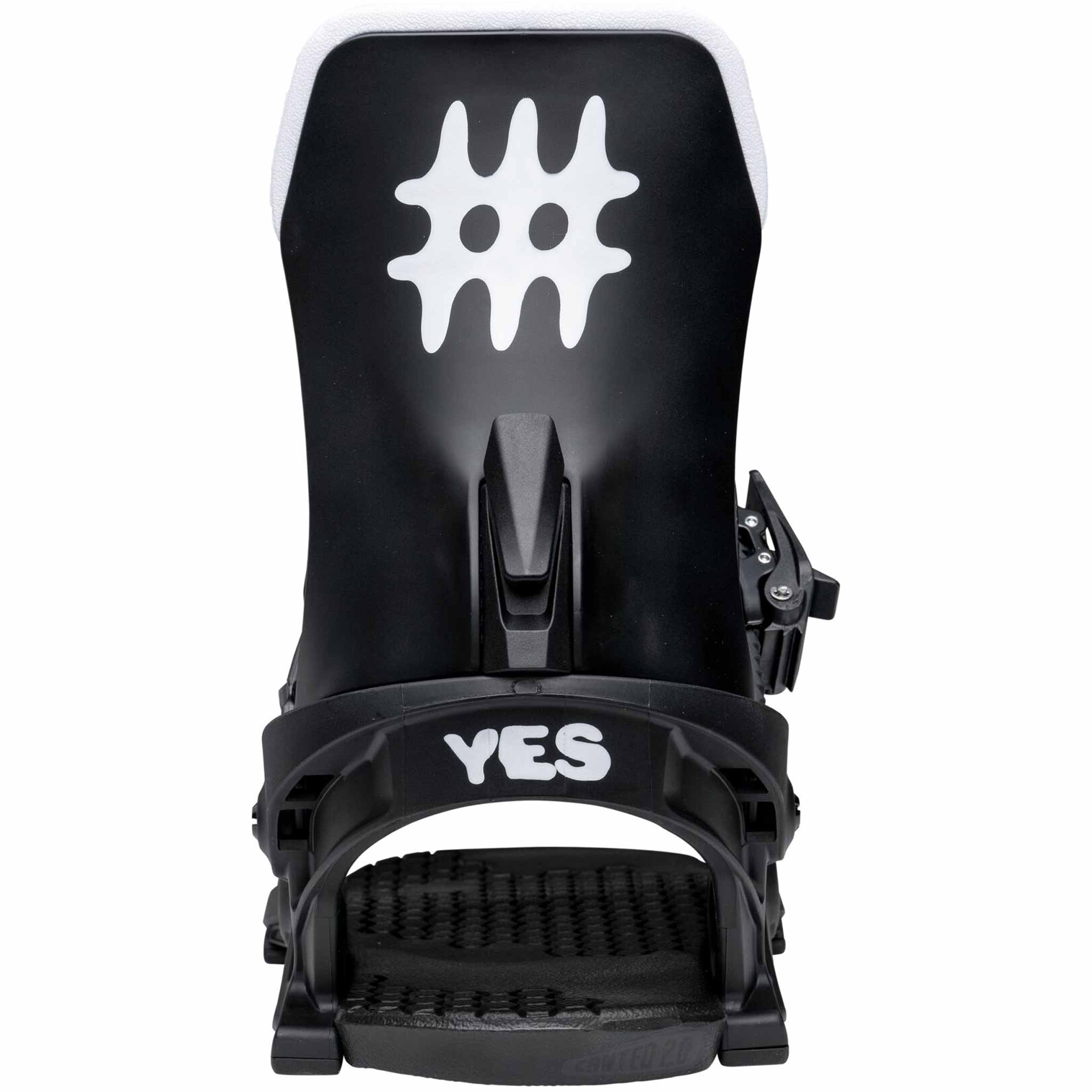 Yes Select Snowboard Binding 2026 Pitch Black Mens Bindings