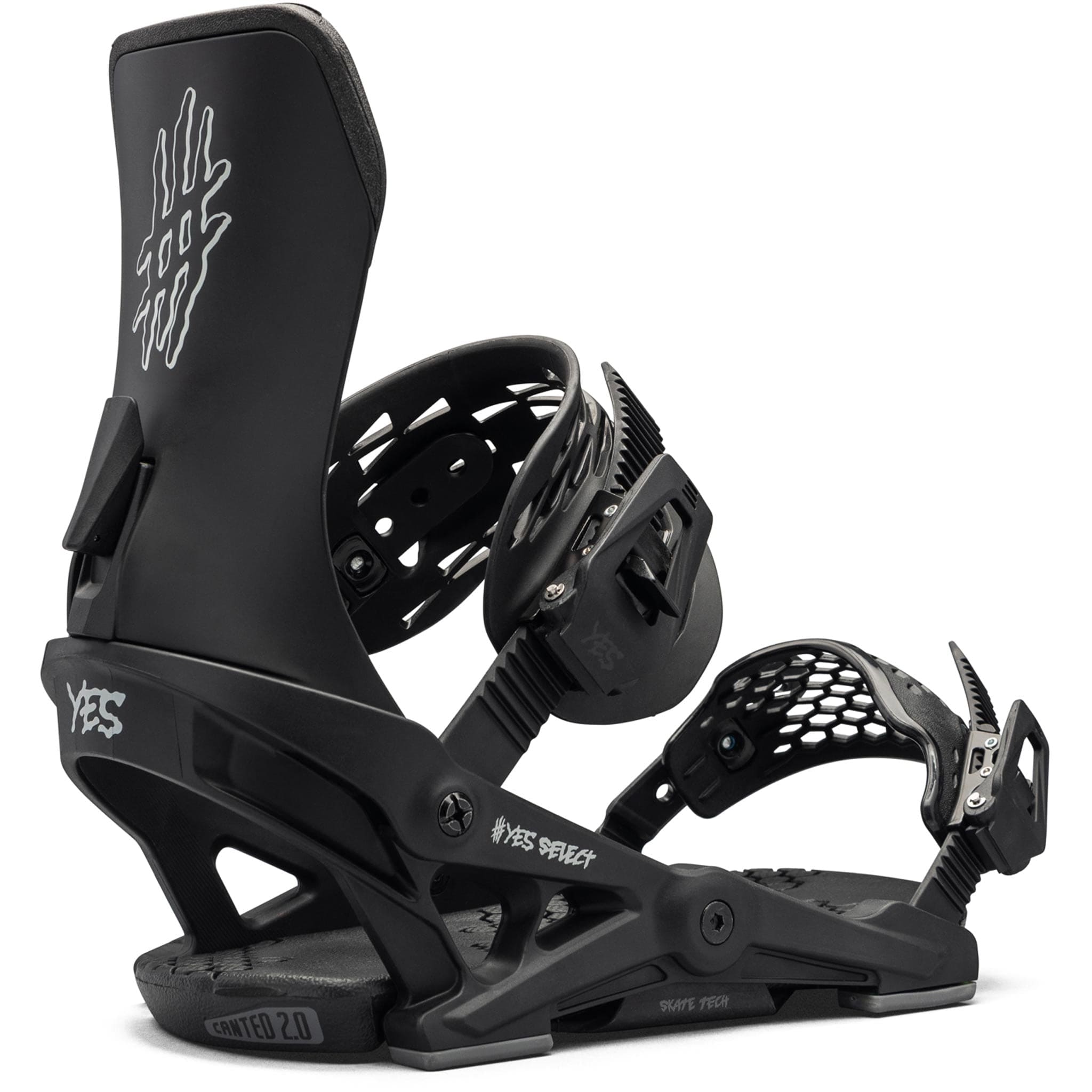 Yes Select Snowboard Binding Black 2025 Mens Bindings