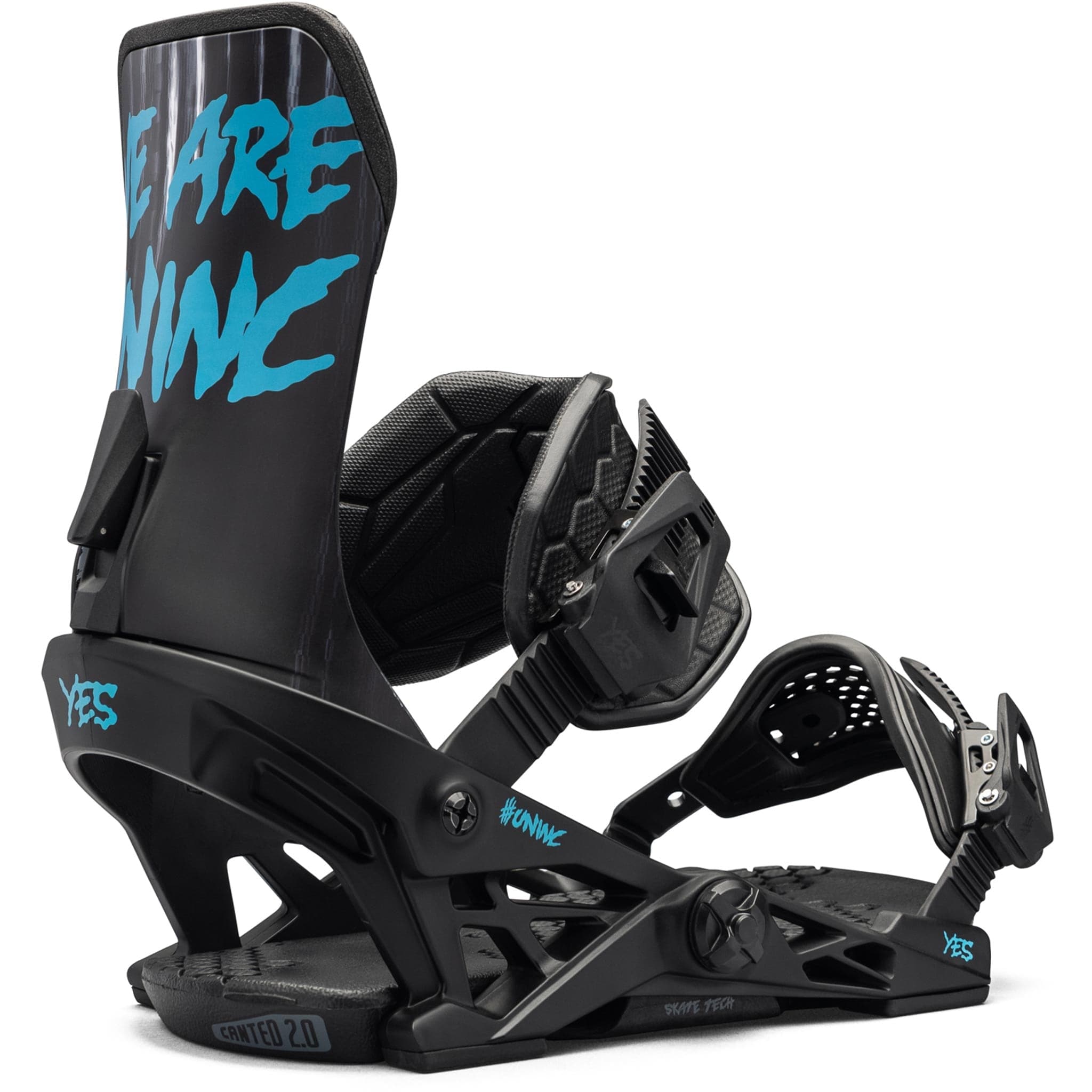 Yes UnInc Snowboard Binding Black Blue 2025 Mens Bindings