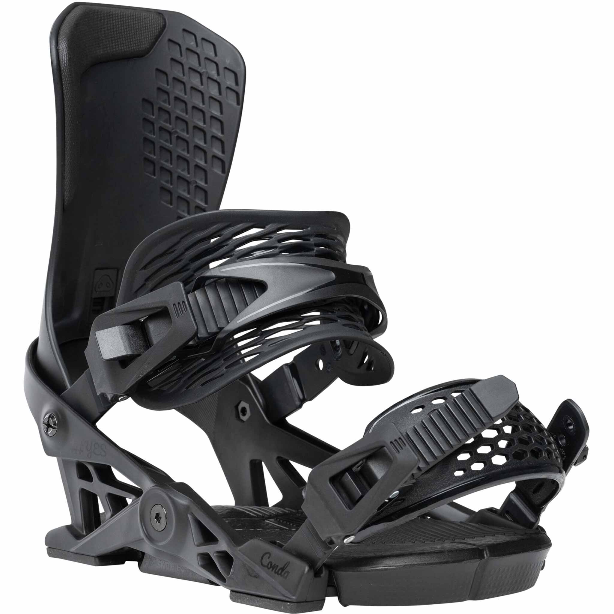Yes Women's Conda Pitch Black – Snowboard Bindings - Sanction