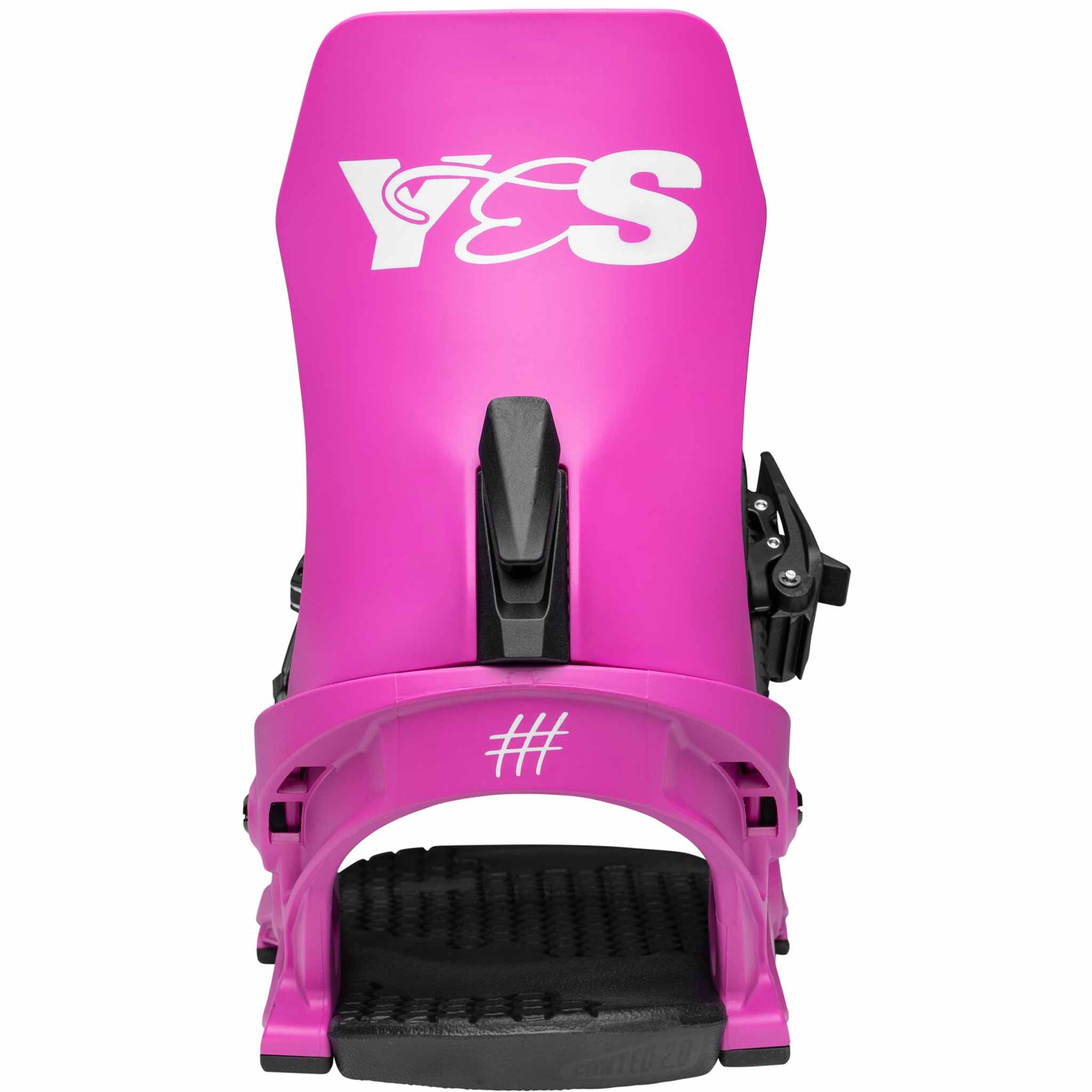 Yes Womens Rebel Snowboard Binding 2026 Party Pink Women's Bindings
