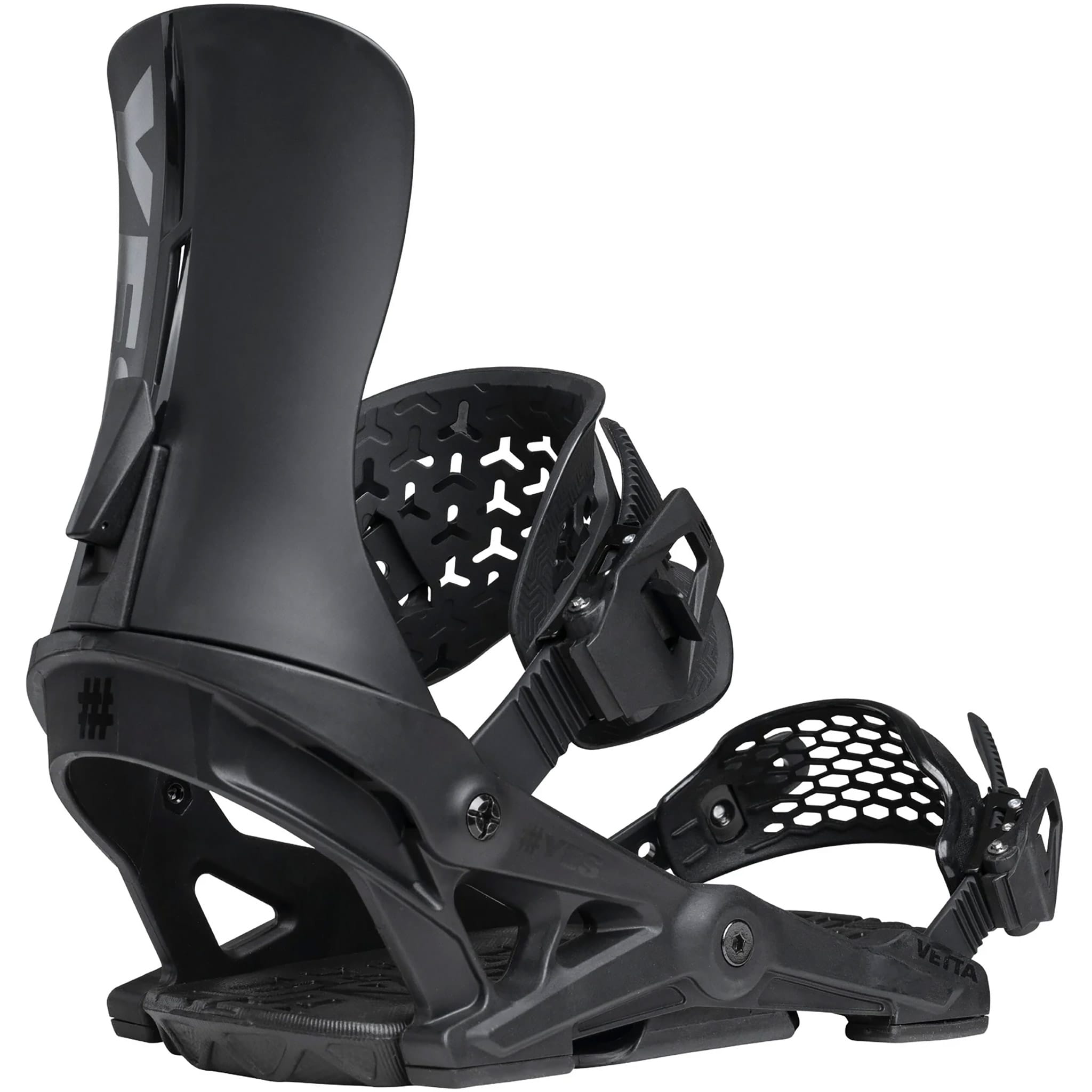 Yes Womens Vetta Snowboard Binding 2026 Pitch Black Womens Snowboard Bindings