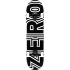 Zero Bold 8" Skateboard Complete Black White Skateboard Complete