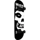 Zero Misfits Fiend Skull Skateboard Complete Black Dipped 8.25 Skateboard Complete