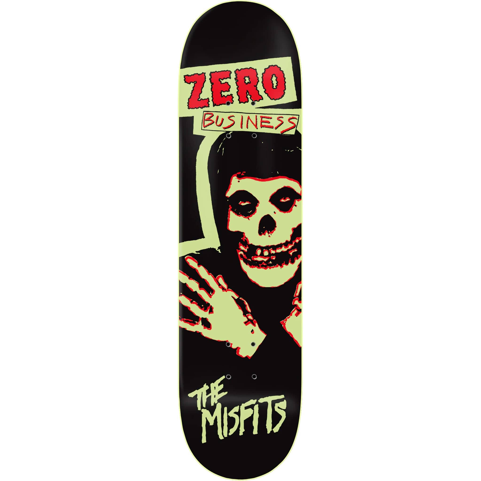 Zero Misfits Zero Business Skateboard Deck 8.5" Skateboard