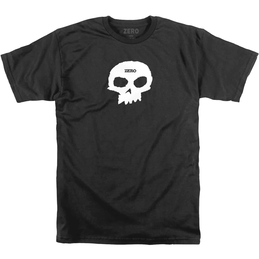 Zero Single Skull Tee Black T Shirt