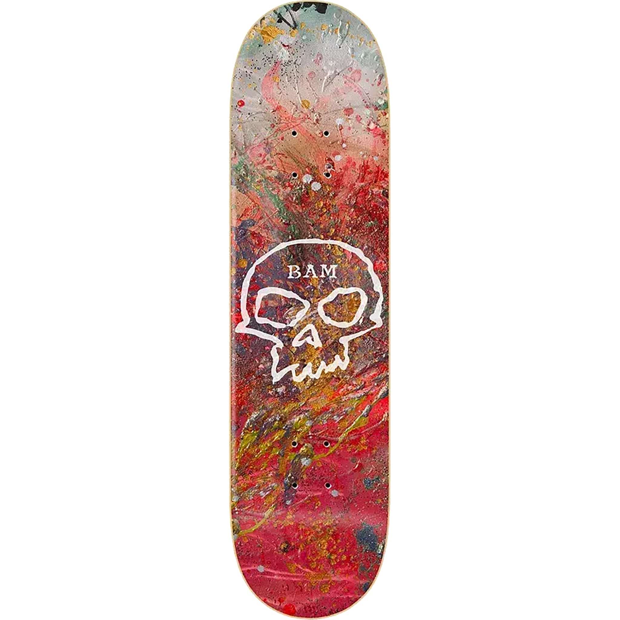 Zero X Bam Single Skull 8.25" Skateboard Deck Skateboard